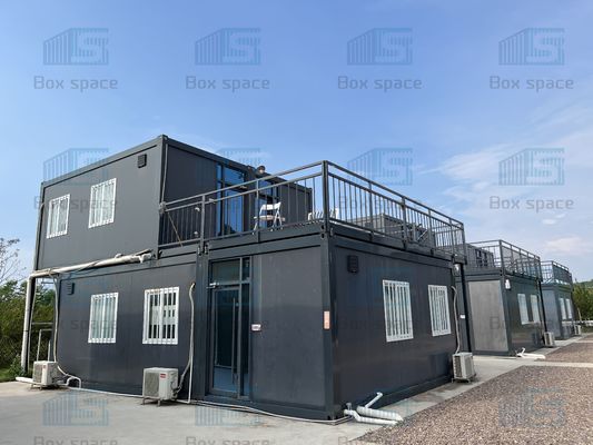 বক্স স্পেস কাস্টম prefabricated detachable কন্টেইনার হোম prefab কম খরচে মডুলার অ্যাপার্টমেন্ট বিল্ডিং ঘর