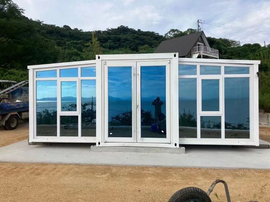 3 বেডরুম এক্সপ্যান্ডেবল কনটেইনার হাউস বিলাসবহুল প্রিফ্যাব্রিকেটেড ক্যাম্প মডুলার কেবিন