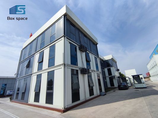 20ft 40ft ফ্ল্যাট প্যাক আবাসন ইউনিট OEM Detachable কনটেইনার হাউস