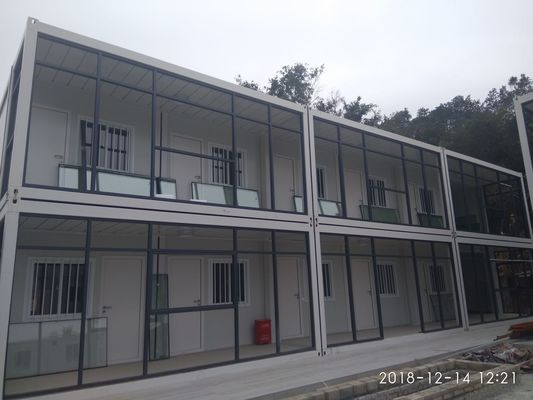 বক্স স্পেস খনিজ শিবির কনটেইনার শয়নকক্ষ বিলাসিতা প্রিফ্যাব ক্ষুদ্র 20 40 FT মডুলার কনটেইনার হোম পোর্টেবল সাইট অফিস