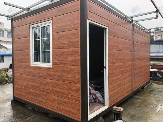 BOX SPACE 2024 মডুলার পোর্টেবল হোম, কাঠের বাগান ঘর, বাইরের আবরণ সহ ইস্পাত প্রিফ্যাব্রিকেটেড ঘর