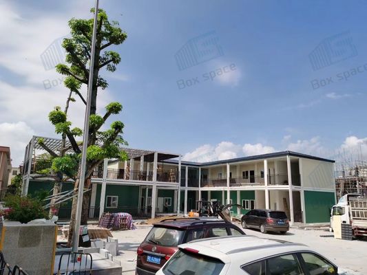 বক্স স্পেস প্রাক নির্মিত কনটেইনার হোমস, স্টিল ফ্রেম প্রিফ্যাব হোমস, 40 ফুট কনটেইনার হোমস, মডুলার প্রিফ্যাব হাউস